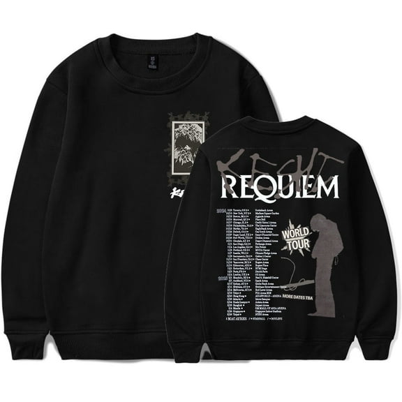 Keshi Requiem World Tour Merch Long Sleeve Unisex Classic Crew Neck Sweatshirt Streetwear