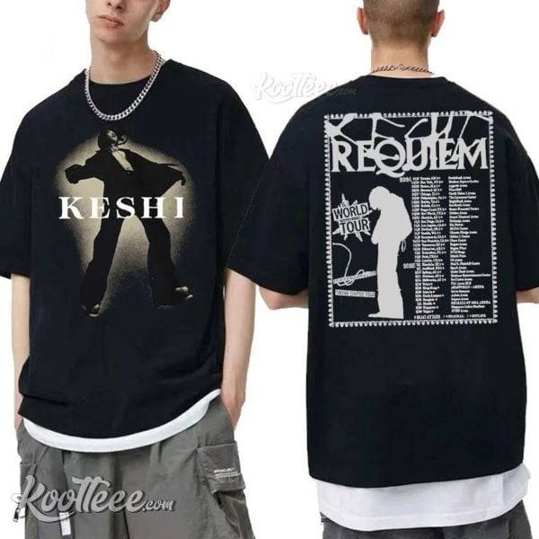 Keshi Requiem US Tour 2025 Unisex Concert T-shirt Keshi Requiem US