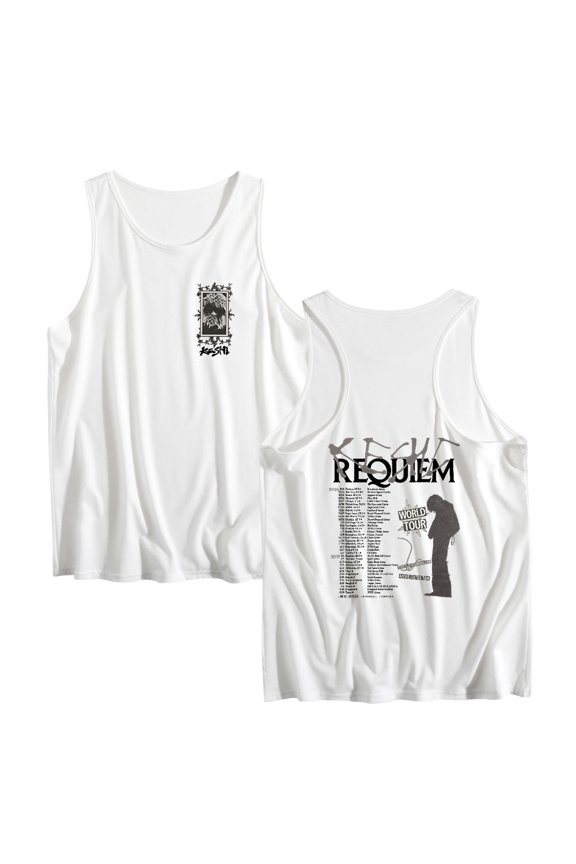 Keshi Requiem World Tour Tank Tops Sleeveless Sport Gym Vest Women Men Cool Singlet