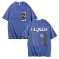 thumbnail image 1 of Keshi Requiem World Tour Washed Cotton Tshirt Hip Hop Short Sleeve Vintage 90s Tees, 1 of 4