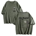 thumbnail image 1 of Keshi Requiem World Tour Washed Cotton Tshirt Hip Hop Short Sleeve Vintage 90s Tees, 1 of 4