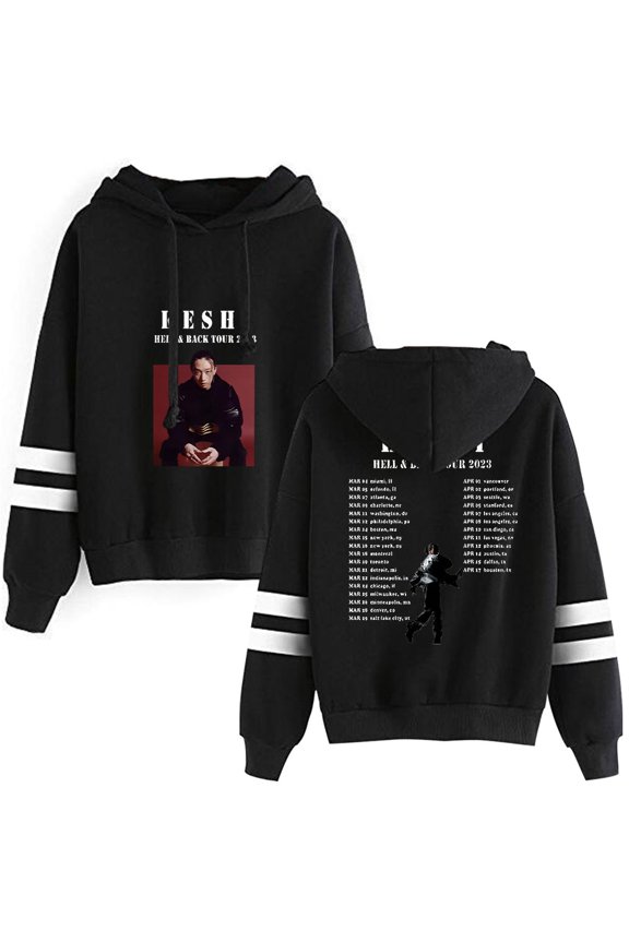 Keshi The HellHeaven Tour Merch Pocketless Parallel Bars Sleeve Sweatshirt