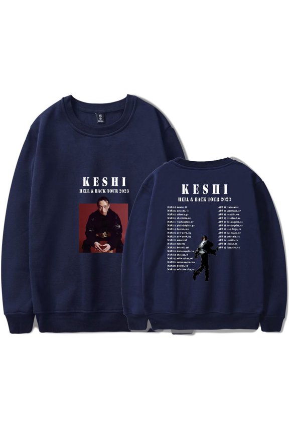 Keshi The HellHeaven Tour Merch Sweatshirt  Fashion Style  HipHop Pullover