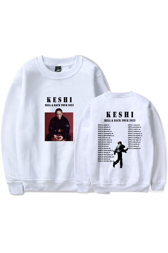 Keshi The HellHeaven Tour Merch Sweatshirt Fashion Style HipHop Pullover