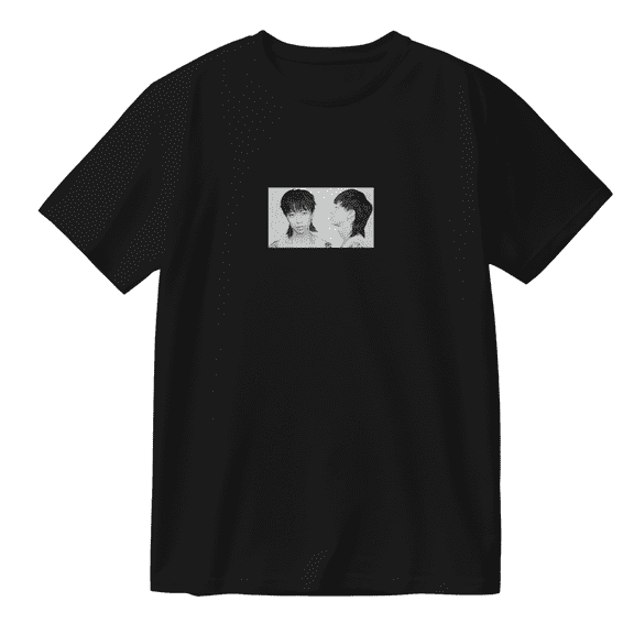 Keshi Wantchu Cotton T-shirt Women Men Short Sleeve Crewneck Fashion Tee