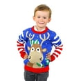 thumbnail image 1 of Kesis Kids Christmas Sweater, Children's Acrylic Holiday Pullover for Boys & Girls, 11-12 Years, 1 of 12