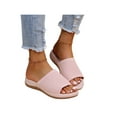thumbnail image 1 of Kesitin Ladies Slides Sandals Arch Support Comfy Open Toe Slippers Summer Wedge Shoes, 1 of 8