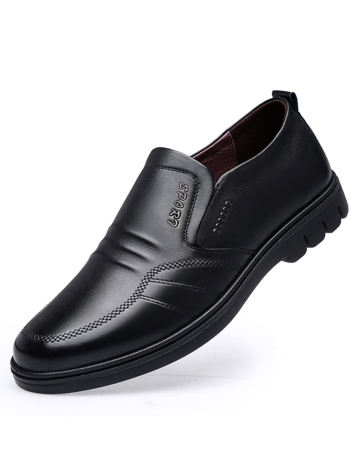 Modern black dress shoes cheap