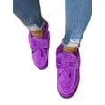 thumbnail image 1 of Kesitin Women Moccasin Slippers Winter Warm Bowknot Shoes Low Top Booties Size 4-12, 1 of 2