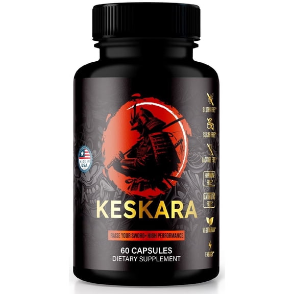 Keskara Pills, Dietary Supplement, Complete Daily Formula for Wellness and Peak Performance, Advanced Formula Capsules, Keskara Reviews (60 Capsules)