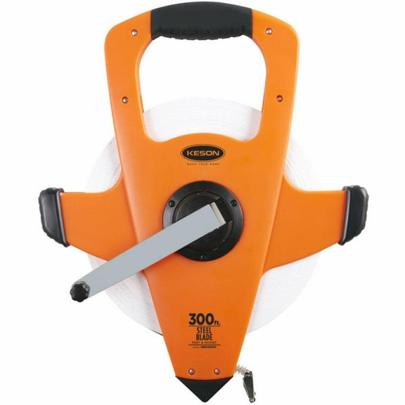 Keson 300' Long Nylon Steel Tape Speed Rewind