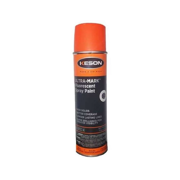 Keson Inverted Marking Paint, 20 oz., Red/Orange, Water -Based SP20RO