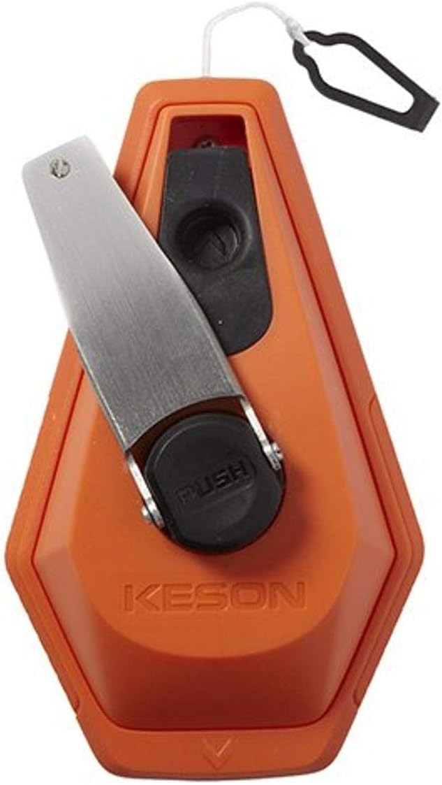 Keson K3X Standard String Chalk Line Reel with 3x1 Rewind, 100Foot