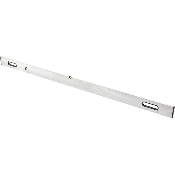 Keson LKS78 Aluminum Alloy Concrete Screed Level with 2 20% Magnified Vials, 78-Inch, Silver