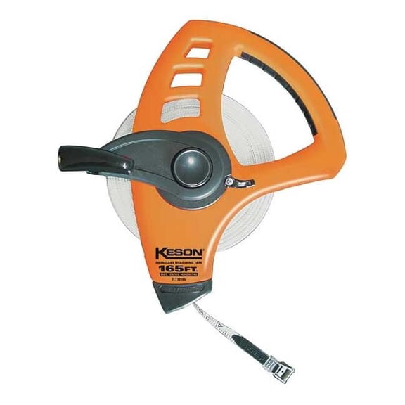 Keson 165 ft Engineer's Tape Measure, 1/2 in Blade FLT10165