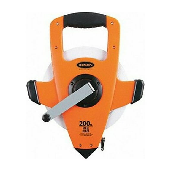 Keson 200 ft Engineer's Tape Measure, 3/8 in Blade NRS10200H