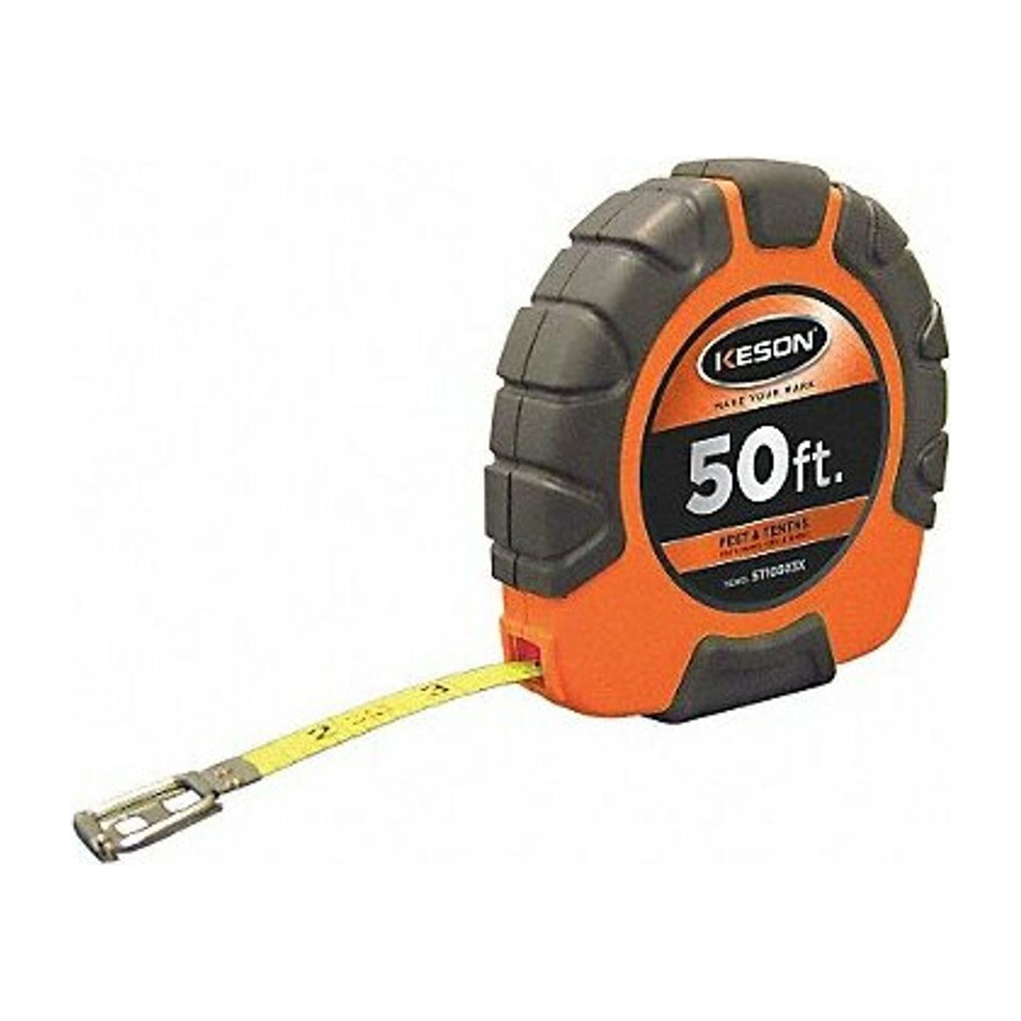 Keson Long Tape Measure 3 8 In x 50 ft Orange ST10503X