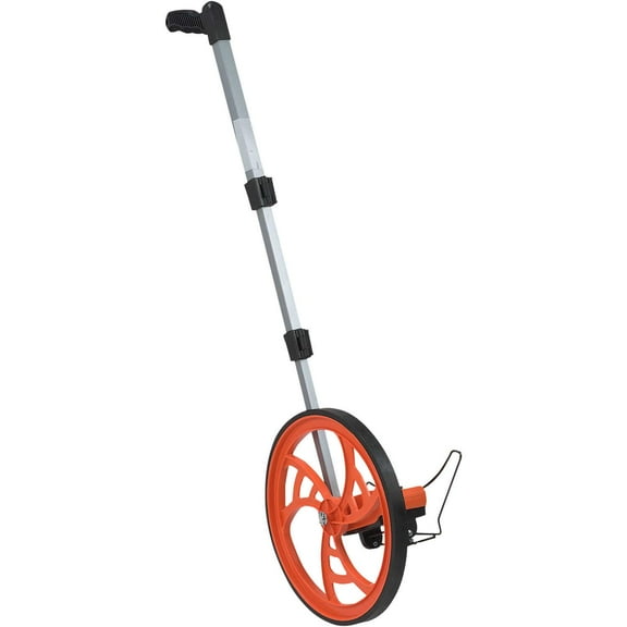 Keson RR310 Contractor Grade Measuring Wheel (Graduations: 10ths), 12-1/2-Inch Diameter , Large - Circumference: 3 ft , Orange CA2