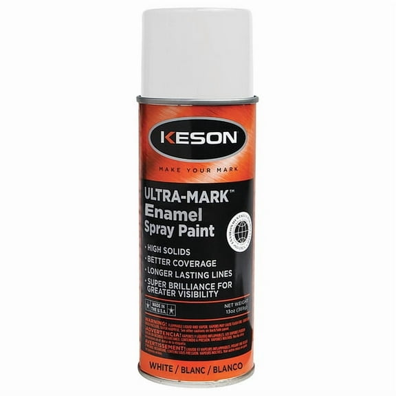 Keson Inverted Marking Paint, 16 oz., White, Water -Based SP16W