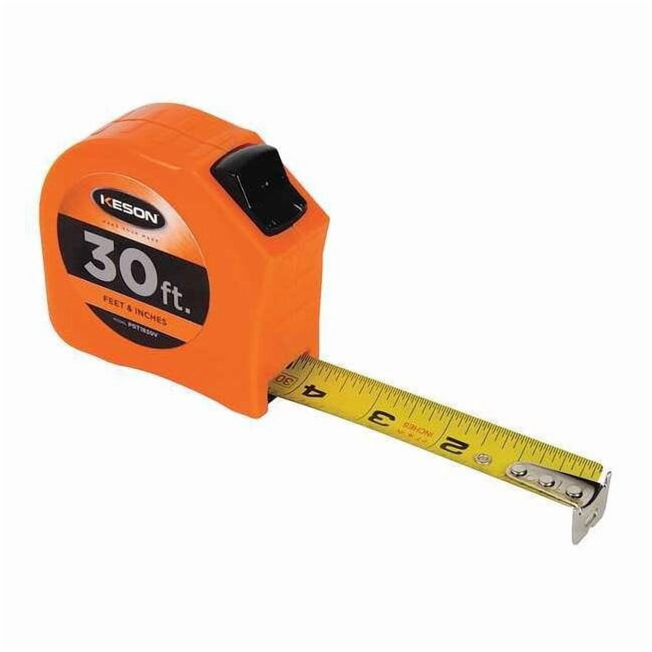 Keson 30 ft Tape Measure, 1 in Blade PGT1830V