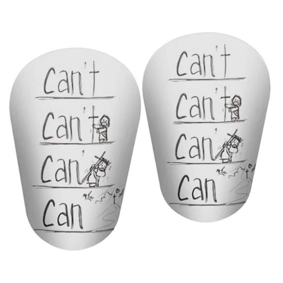 Kesoto Portable Soccer Shin Guard, PU White, 4.72 x 3.15 x 2.36 inches, 2 Count