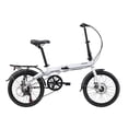 thumbnail image 1 of Kespor K7 Folding Bike Shimano 7 Speed Aluminum 20-inch Wheels Disc Brake with Rear Carry Rack, Front and Rear Fenders, 1 of 8