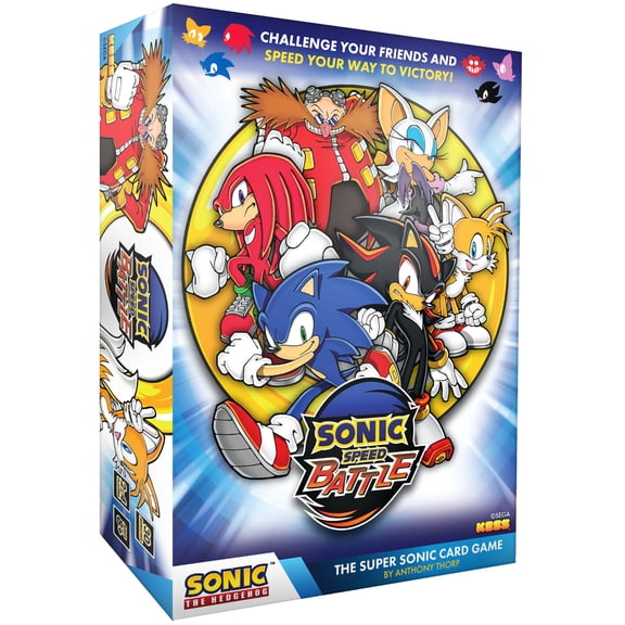 KESS: Sonic Speed Battle - The Super Sonic Card Game, 1 Deck-3 Games, Challenge Your Rivals, Unique Character Abilities, Family Ages 8+, 2-4 Players