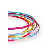 Kess Light Up Duo Hoop, Hula Hoop for Kids/Adults with LED Light and V-Grip Technology Making Hooping Easy