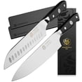 thumbnail image 1 of Kessaku 8-Inch Chef & 7-Inch Santoku Knife Set - Dynasty Series - German HC Steel - G10 Full Tang Handle, 1 of 11