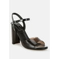 thumbnail image 1 of Kessel Tinted Clear Strap Block Heel Sandals, 1 of 9