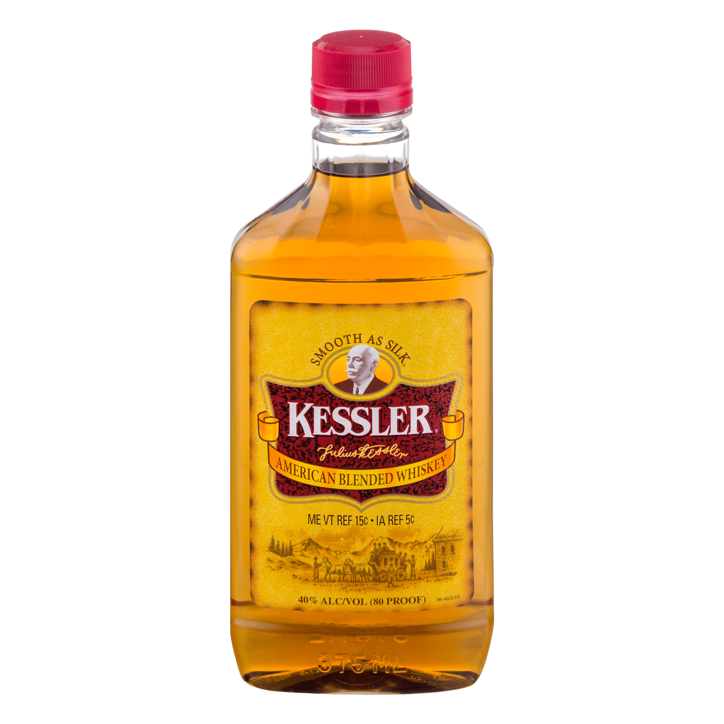 Kessler Blended American Whiskey, 375 ml PET Bottle, ABV 40.00%