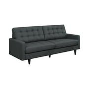 Kesson Tufted Upholstered Sofa Charcoal