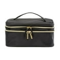 thumbnail image 1 of Kestrel Double Zippered Train Case, Black, 1 of 2