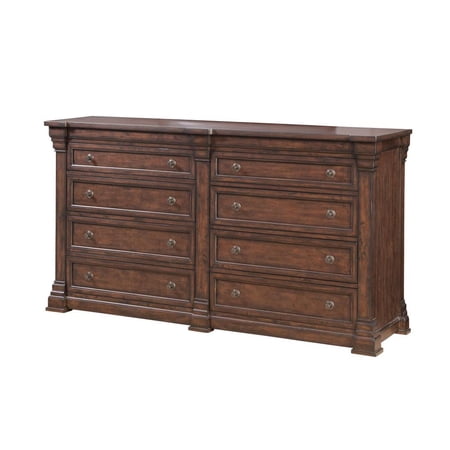 Kestrel Hills Traditional Tobacco Brown Wood 8-drawer Dresser