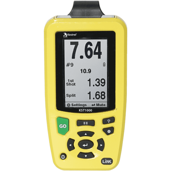 Kestrel Rugged ST1000 Shot Timer Bluetooth Yellow 0740LYEL