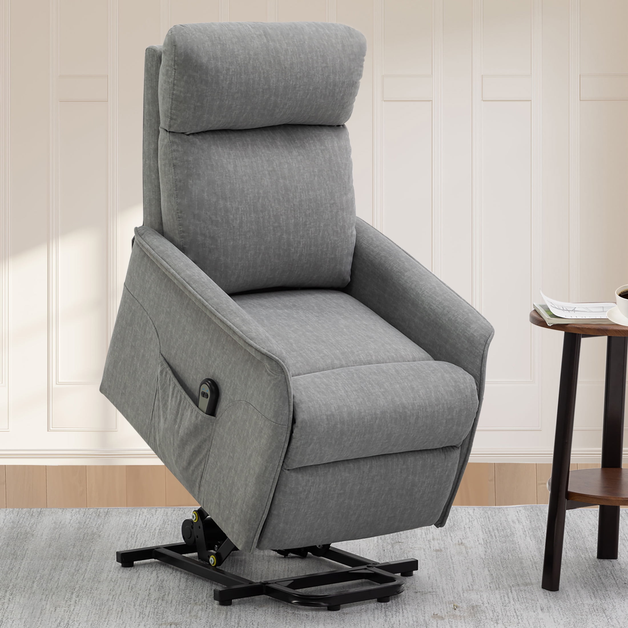 Ketaiyou Power Lift Recliner Chair with Remote Control, Electric Fabric