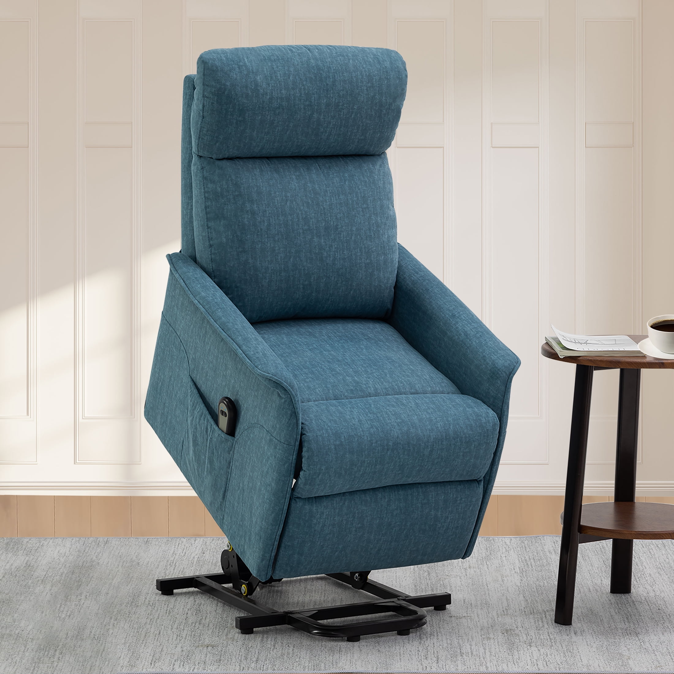 Ketaiyou Power Lift Recliner Chair with Remote Control, Electric Fabric Recliners for Elderly