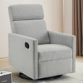 Ketaiyou Swivel Rocking Recliner Chair, Nursery Glider for Living Room