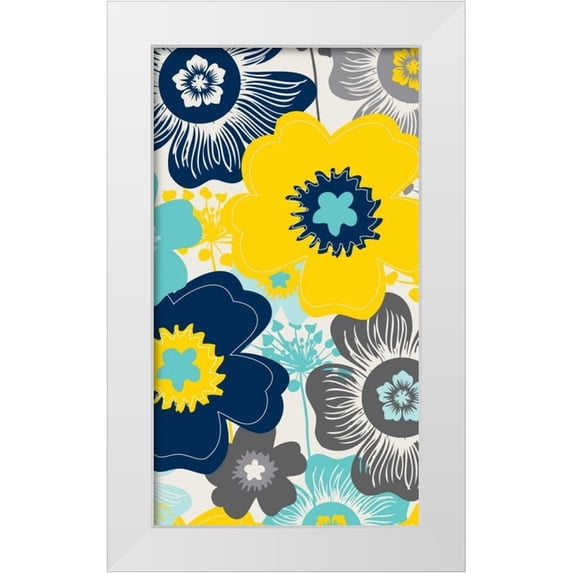 Ketchum, Nicole 10x14 White Modern Wood Framed Museum Art Print Titled - Burst II
