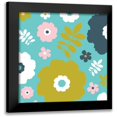 thumbnail image 1 of Ketchum, Nicole 12x12 Black Modern Framed Museum Art Print Titled - Sweet Floral II, 1 of 5