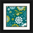 thumbnail image 1 of Ketchum, Nicole 20x20 Black Ornate Wood Framed with Double Matting Museum Art Print Titled - Emerald Forest II, 1 of 4