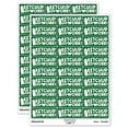 thumbnail image 1 of Ketchup Catch Up on Your Work Teacher Student School Sticker Set - Dark Green - Gloss Finish - 1.75" Medium, 1 of 7