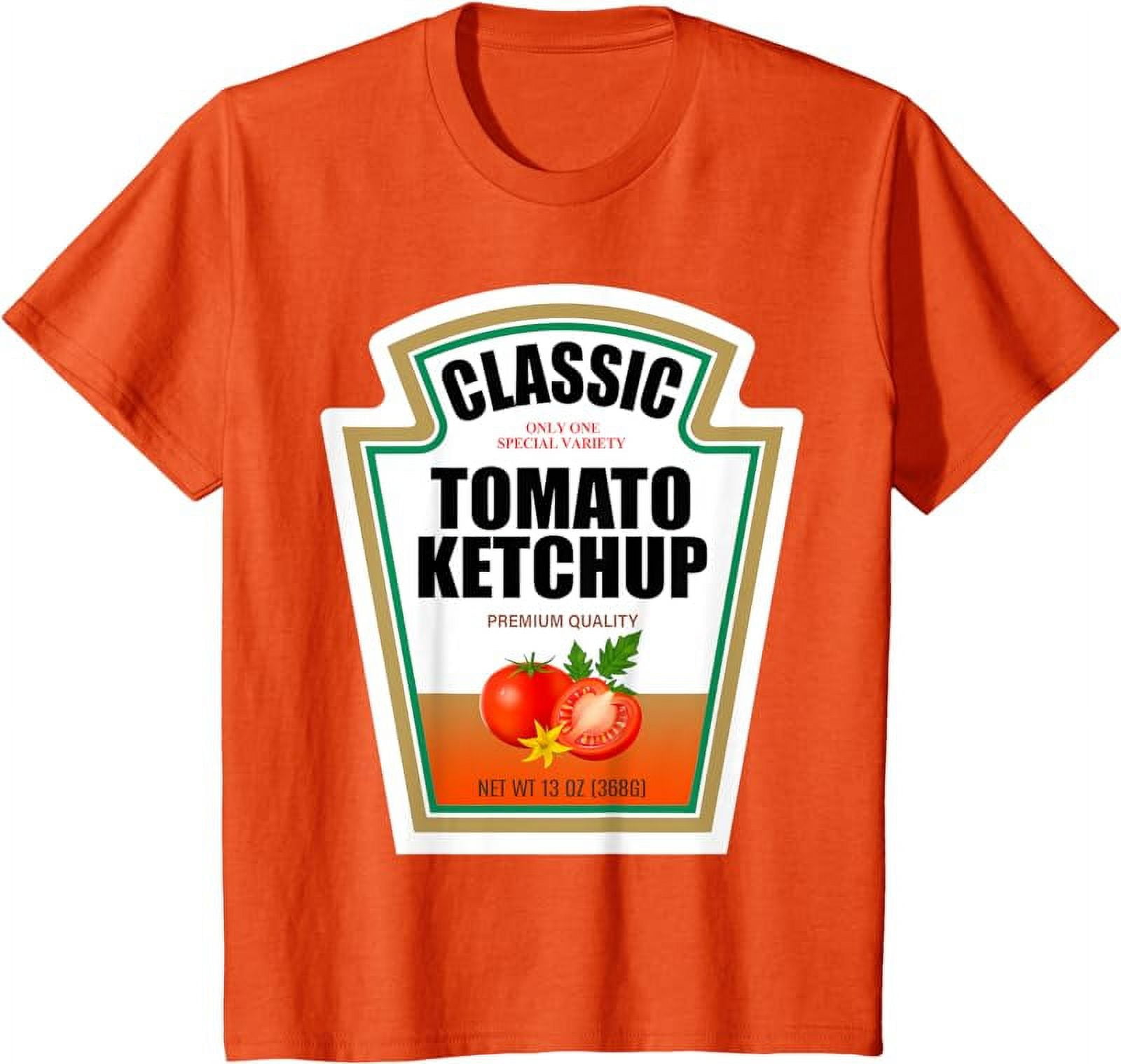 Ketchup Mustard Easy DIY Halloween Couples Costume Condiment TShirt