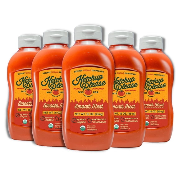 Ketchup Please Ketchup Smooth Heat (6 Pack) 16 oz
