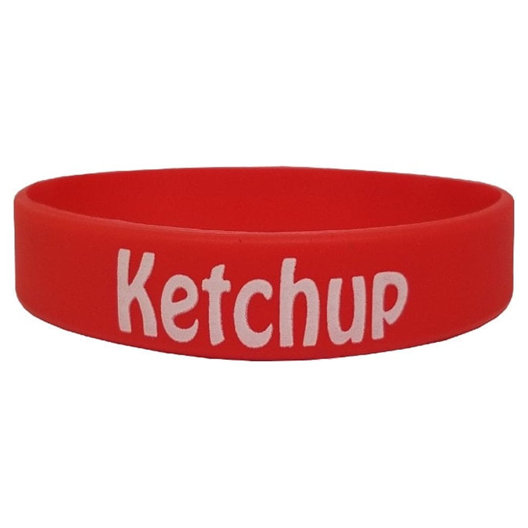 Ketchup Squeeze Bottle Labels 5 Pack