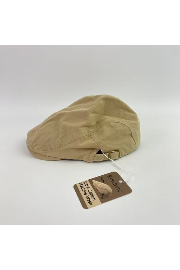 hats,Flat Cap for Men Cotton Flat Irish Cabbie Newsboy Driving Hat Hunting Cap