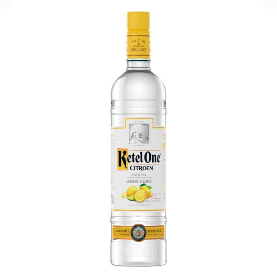 Ketel One Citroen Flavored Vodka, 750 mL, 40% ABV