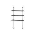 thumbnail image 1 of Keter 40" Upright All Weather Steel Utility Storage Shed Shelf Kit, Black, 1 of 13