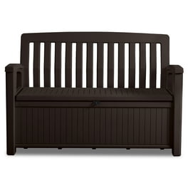 Keter 60 Gallon All Weather Outdoor Patio Storage Bench
