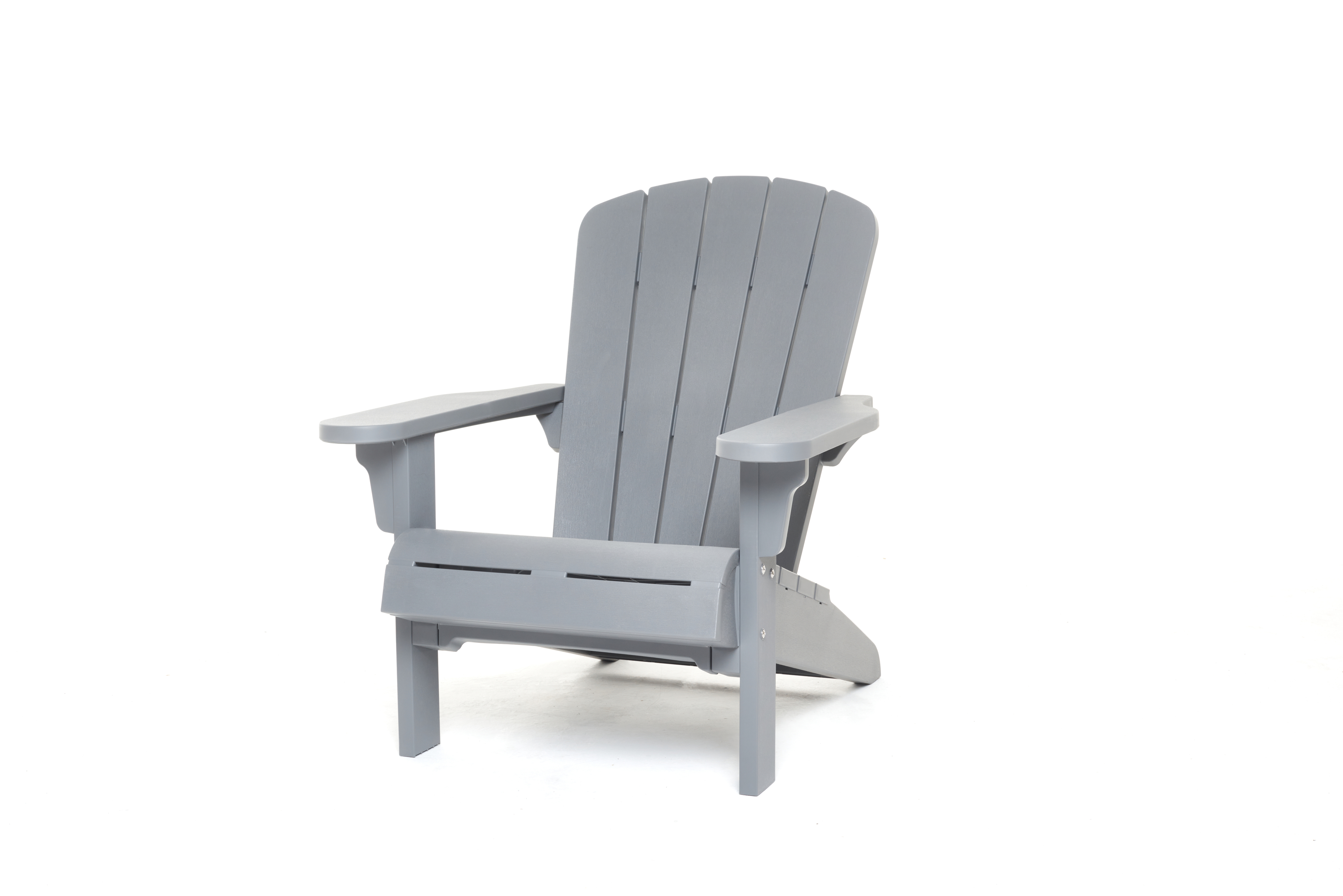 Keter Adirondack Chair, Resin Outdoor Furniture, Gray - image 1 of 7